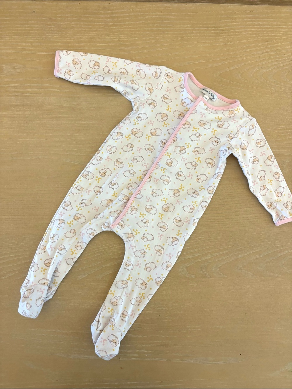 Magnolia Baby Pima Cotton Lamb Pajamas 6M